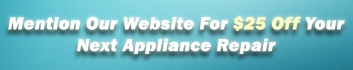 Mention Our Website for $25 Off Your Next Appliance Repair, Pennsylvania